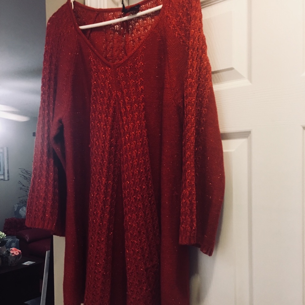 Red sweater